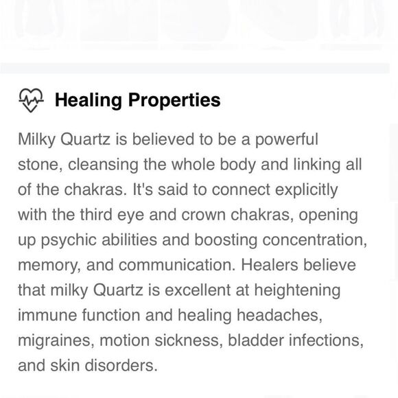 Milky Quartz OM pendant necklace - Picture 9 of 9